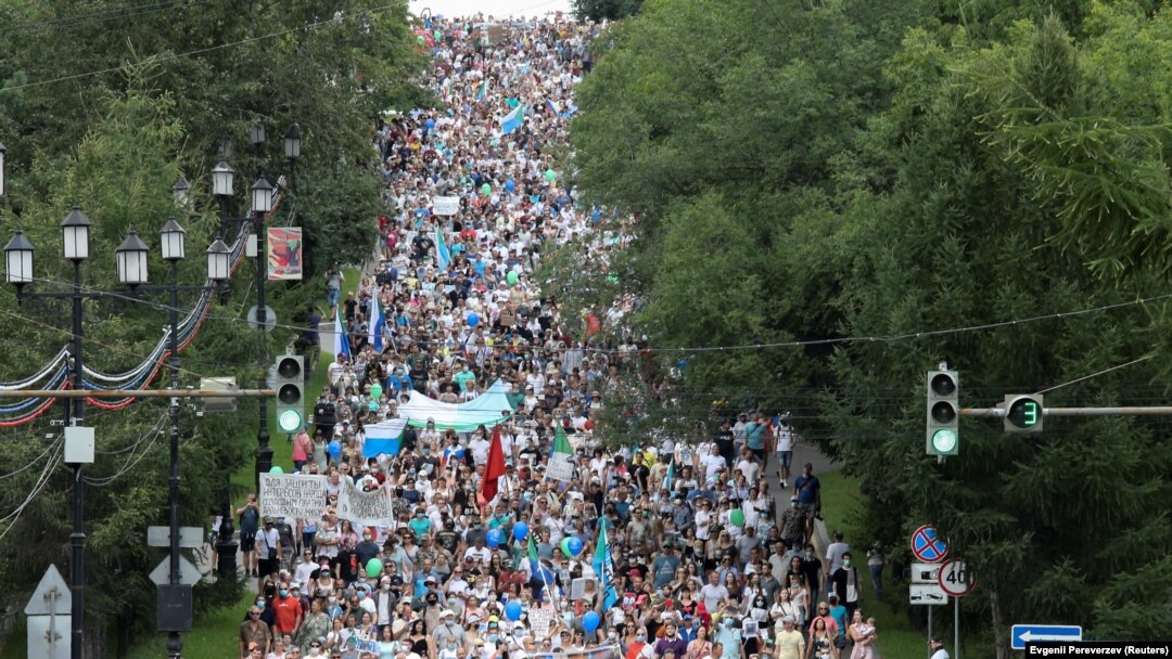 Protesti 25. jula u Habarkovsku
