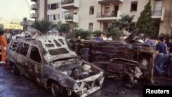 Automobil u kojem je u Palermu poginuo sudija Paolo Borsellino, juli, 1992. 