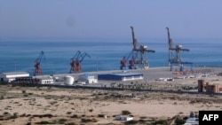 The Gwadar port on the Arabian Sea in Pakistan's southwestern Balochistan province.