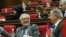 Armenia - Andranik Kocharian of the ruling Civil Contract party (left) attends a session of the parliament, Yerevan, May 6, 2025.