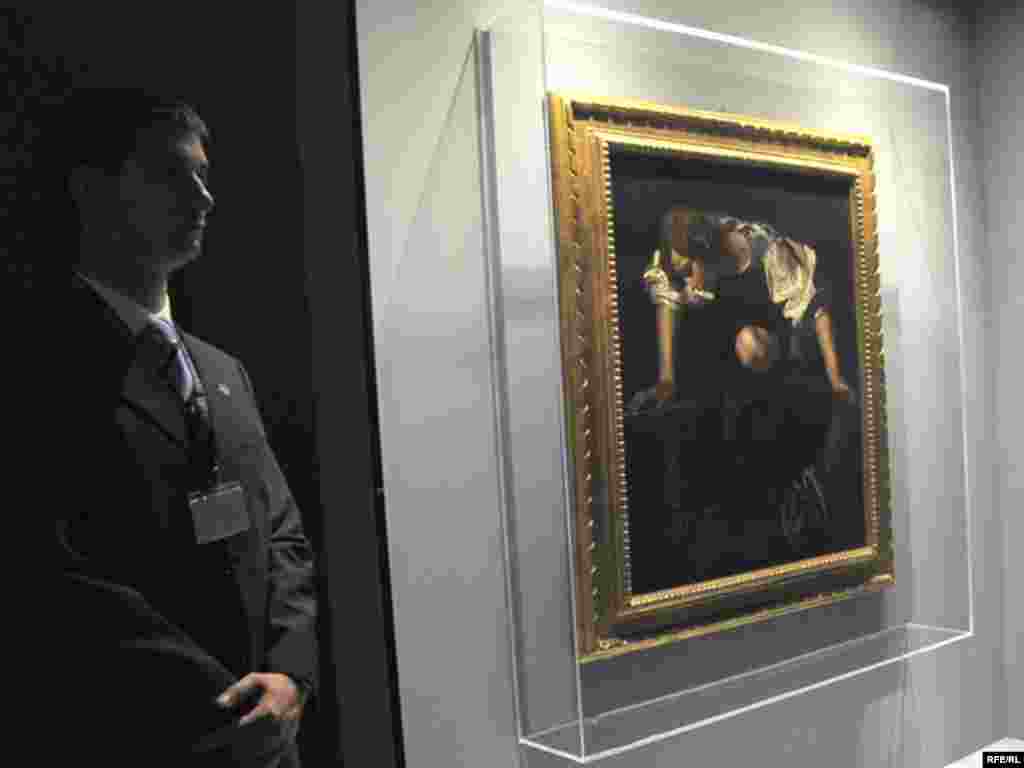 Crnogorski građani mogu da uživaju u remek djelu "Narcis na izvoru" čuvenog italijanskog slikara Michelangela Caravaggia. Slika je, uz policijsku pratnju i najviše standarde transporta, dopremeljena u dvorac Kralja Nikole na Kruševcu. Foto: Savo Prelević 