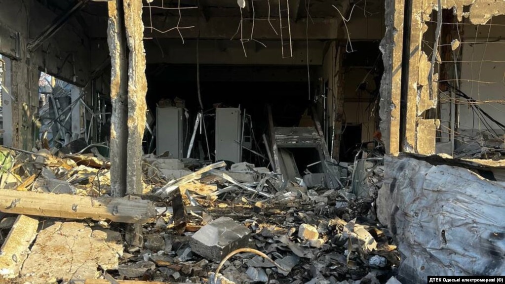 Ілюстраційне фото. Наслідки попередньої російської атаки на об’єкти ДТЕК, що спричинила кількаденний блекаут. Одеса, грудень 2025 року