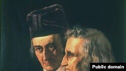 Wilhelm (L) i Jacob Grimm (D) 