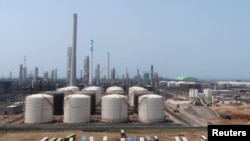 Hengli Petrochemical's new refining, petrochemical complex is seen at Changxing Island in Dalian. (file photo)