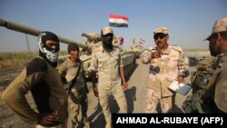 Iraqi forces on the southern outskirts of Kirkuk last week. (file photo)