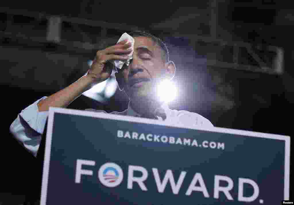SAD - Američki predsjednik Barack Obama na svojoj predsjedničkoj izbornoj kampanji u Coloradu, 8. august 2012. Foto: REUTERS / Jason Reed 