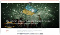 Publication date & time displayed on a published feature story.