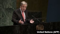 آرشیف/ آنتونیو گوترش منشی عمومی سازمان ملل متحد در نیویارک 11 مارچ 2019/
Source: United Nations (AFP