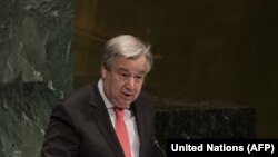 Генералниот секретар на Обединетите нации Антонио Гутереш