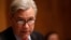 Democratic Senator Sheldon Whitehouse of Rhode Island is a co-sponsor of a sweeping bipartisan sanctions package targeting Russia and Iran that was set to come up for a vote on July 28. (file photo)