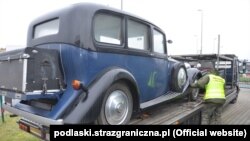 Rolls-Royce, які беларус спрабаваў правезьці па фальшывых дакумэнтах
