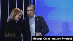 Gabriela Firea și Victor Ponta 