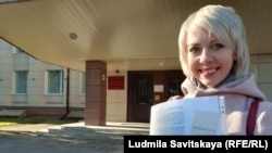 Jurnalista Ludmila Savițkaia, colaboratoarea RFE/RL, inclusă pe lista „agenților străini” a Ministerului rus al Justiției.