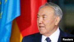 Президент Казахстана Нурсултан Назарбаев. Берлин, 9 января 2015 года.