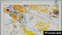 Mapa Sarajeva prikazana na suđenju