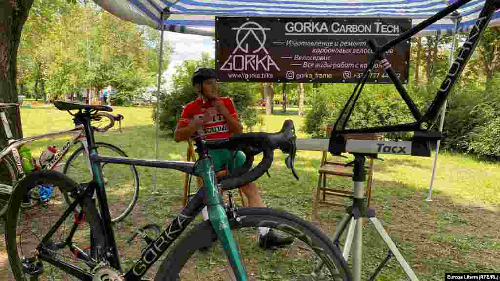 O bicicletă din carbon produsă la Tiraspol