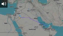 teaser FlyDubai plane flight map