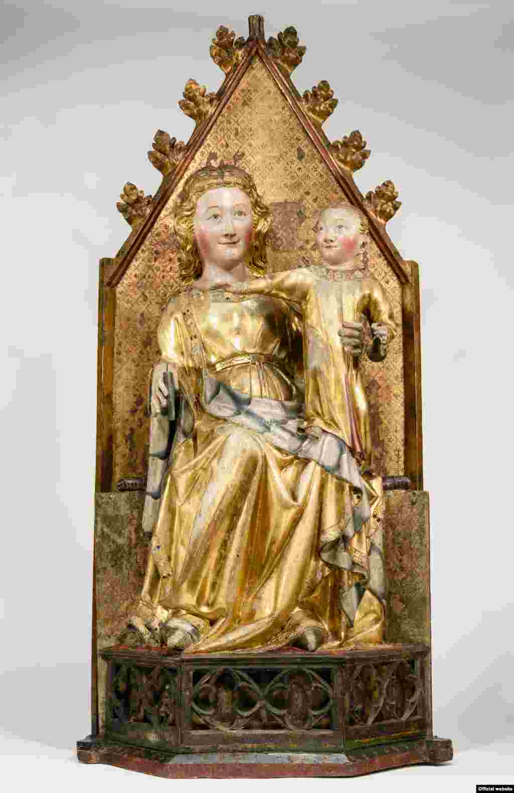 Madonna cu copilul, partea centrală a Altarului Altenberg (c. 1320/1330).