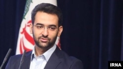 Iranian Telecommunications Minister Mohammad Javad Azari Jahromi,