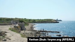 Брегът на Черно море край Севастопол