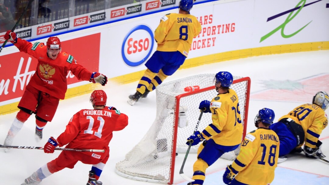 Latvia Ice Hockey Worlds Russia - Sweden