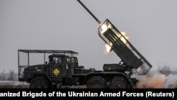 «Град» 24-й ОМБр под Часовым Яром в январе 2025 года