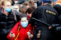 Затримання учасників протесту студентів у Мінську, 26 жовтня 2020 року