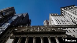 The Facade of the New York Stock Exchange (NYSE) is seen in New York City, U.S., October 17, 2018. REUTERS/Brendan McDermid