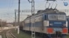 A train carries gasoline from Azerbaijan to Armenia on December 18.