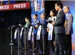 Парламент сайлауына қатысатын партия өкілдері арасындағы дебат. Ташкент, 19 желтоқсан 2019 жыл.