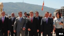 Македонскиот државен врв на одбележување на 8 Септември - Денот на независноста на Република Македонија. 