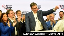 Aleksandar Vučić nakon proglašenja izbornih rezultata 21. juna