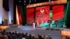 Аляксандар Лукашэнка на ўрачыстым сходзе з нагоды Дня Незалежнасьці. 1 ліпеня 2025 году 