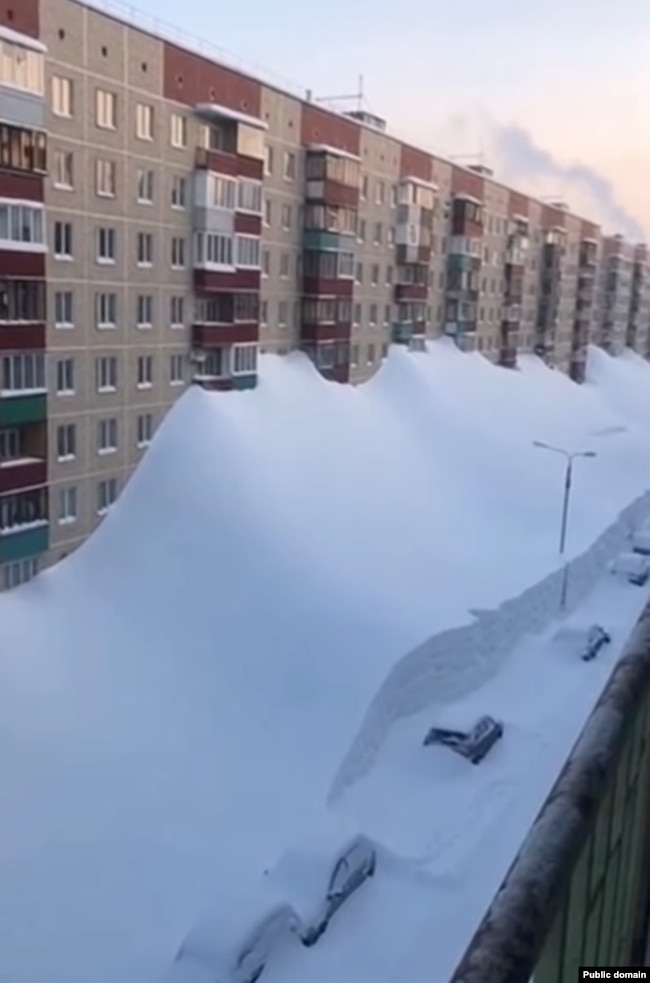 Stuhi dëbore në Kamchatka