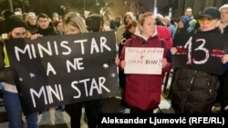 Protest protiv nasilja i traženje ostavke vrha bezbjednosnog sektora u Podgorici