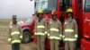 Afghanistan - The fire fighter's team is prepared to help the passengers who would like to participate in Mela-e-Gule Sorkh with any fire cases in Baghlan - Mazar-e-Sharif highway, Balkh province, 18Mar2011