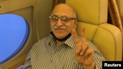 Anoosheh Ashoori on a plane en route to London after taking off from Tehran on March 16.