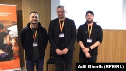 RFE/RL Hackathon third place prize winners.