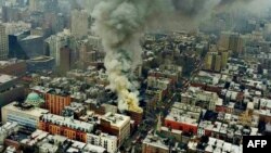 Pamje nga shpërthimi në Nju Jork
