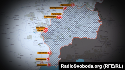 Радіо Свобода від власного джерела отримало один з варіантів розведення сил на Донбасі – карта