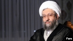 Former judiciary head Sadegh Amoli Larijani has come under increased pressure, which includes corruption accusations against him. (file photo)