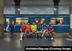 LGBT aktivisti tokom SP u Rusiji