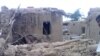 د ۲۰۱۱م کال په راغلې زلزله کې د بلوچستان په اوران سیمه کې وران شوي کورونه