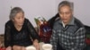 Muratkhan Aidarkhanuly and his wife, Zaghi, pictured in December 2019, where they now live in the village of Qosshy near the Kazakh capital Nur-Sultan.