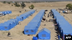 FILE: A displacement camp near Kabul, Afghanistan.