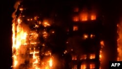 Сӯхтор дар бинои баландошёнаи Лондон