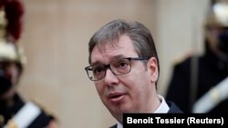 Predsednik Srbije Aleksandar Vučić, Francuska, Pariz, 1. februar 2021. 