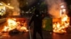 Protestë e studentëve kundër Qeverisë në Tiranë. 