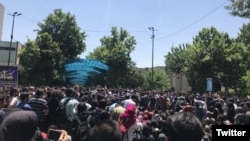 Protest at Tehran University, May 13, 2019