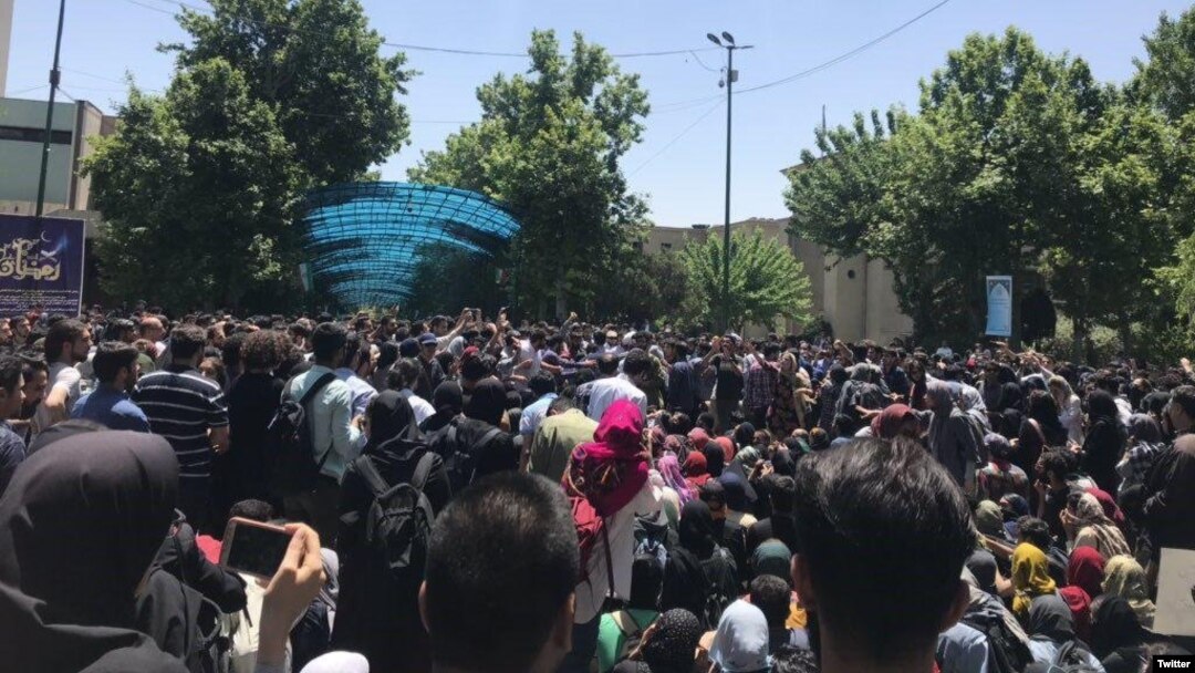 تجمع اعتراضی امروز در دانشگاه تهران